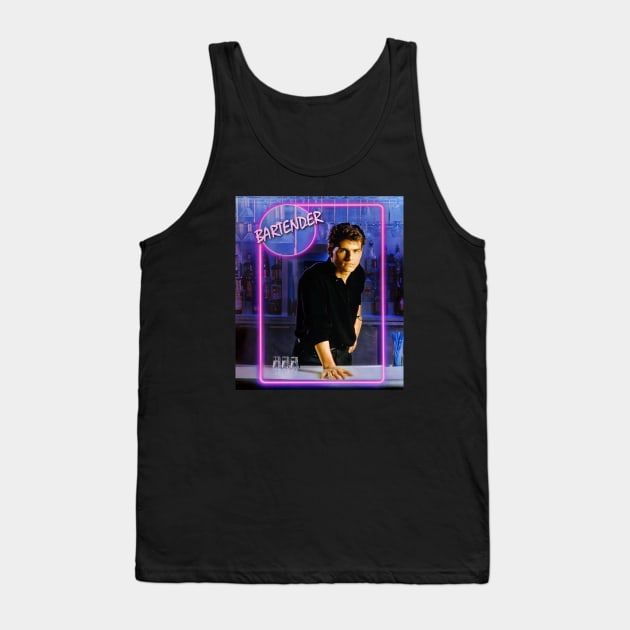 Tom Cruise Bartender Tank Top by DDT Shirts
